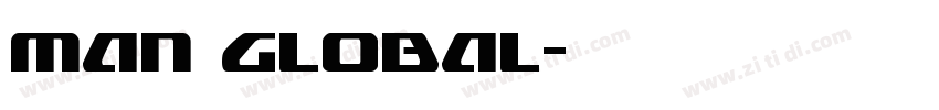 Man Global字体转换